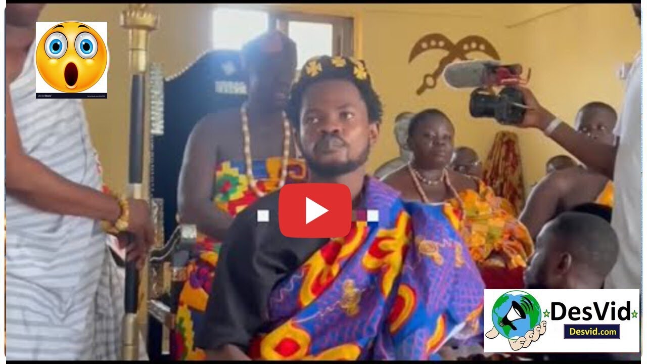 Ghanaian Musician, Fameye enstooled as Chief in Wassa