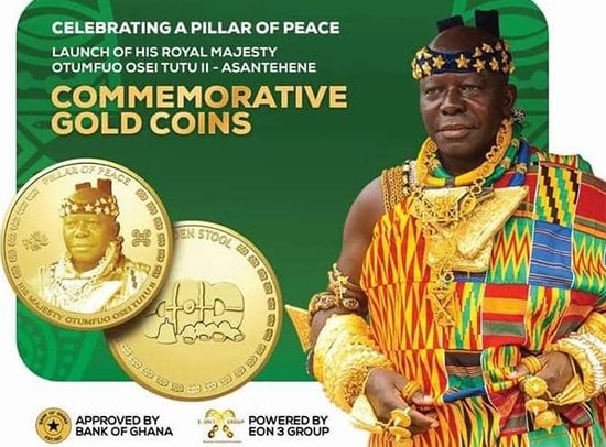 Otumfuo Osei Tutu Launches Commemorative Gold Coin